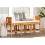 1_Baxton Studio Nairi Modern Bohemian Natural Brown Rattan Bench