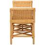 3_Baxton Studio Nairi Modern Bohemian Natural Brown Rattan Bench more views