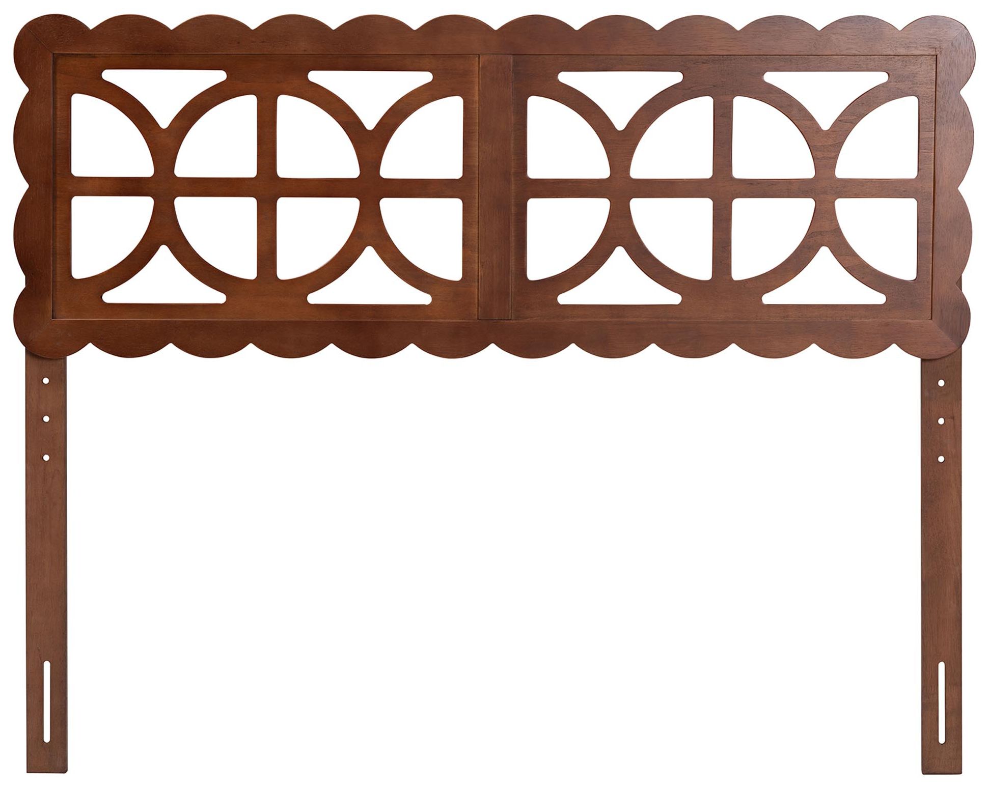 Image 3 Baxton Studio Nansen Wood Headboard - Adjustable Height, Full, Walnut more views