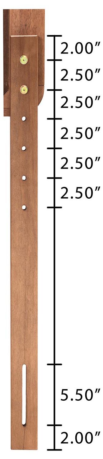 Image 7 Baxton Studio Nansen Wood Headboard - Adjustable Height, Full, Walnut more views