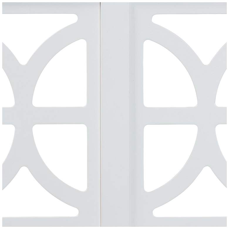 Image 4 Baxton Studio Nansen Wood Headboard - Adjustable Height, Full, White more views