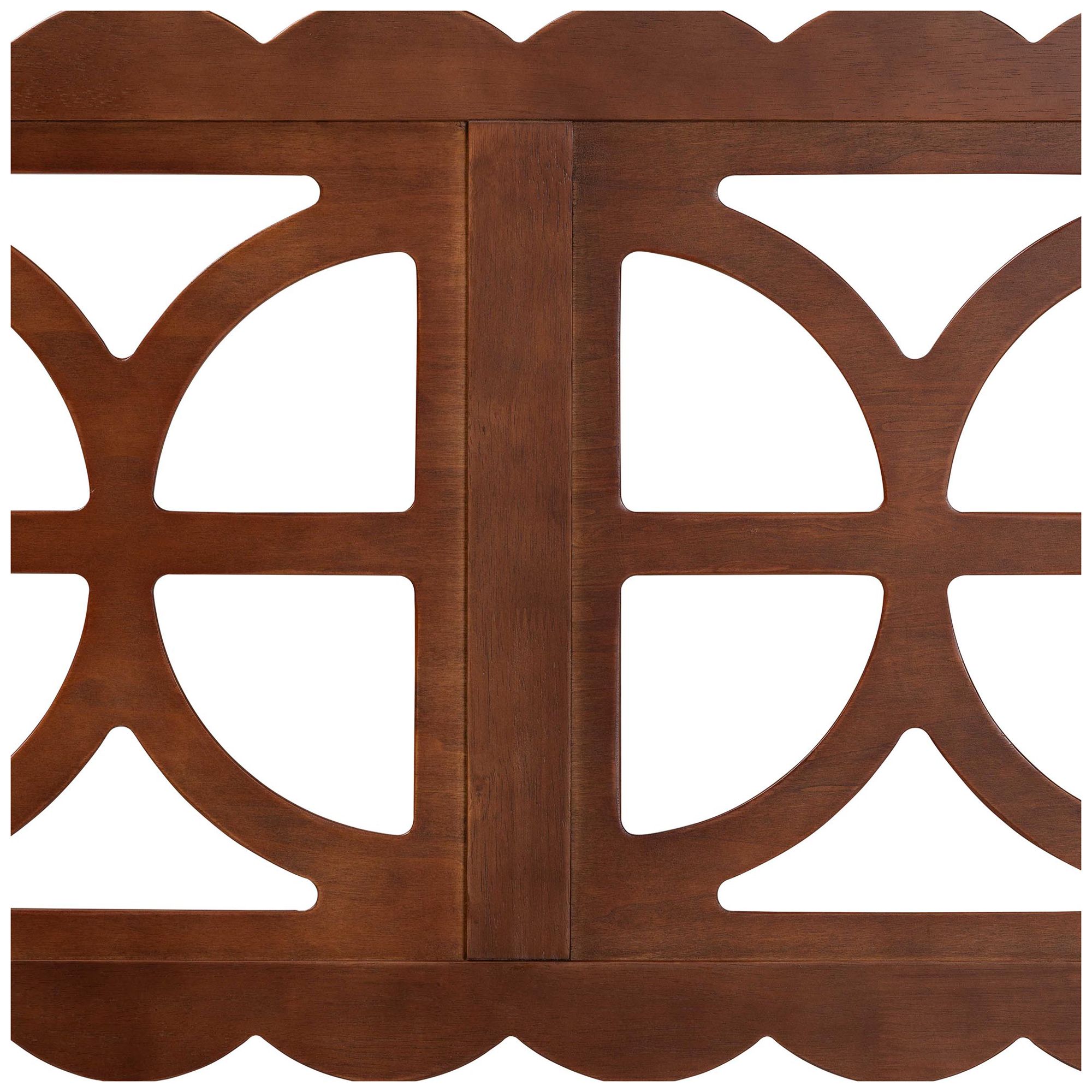 Image 4 Baxton Studio Nansen Wood Headboard - Adjustable Height, Queen, Walnut more views