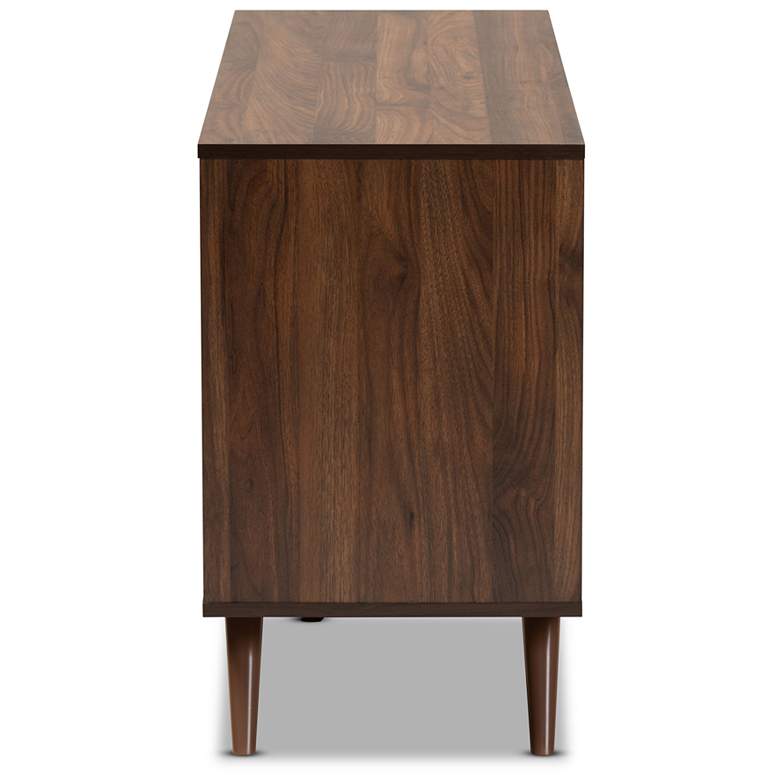Image 5 Baxton Studio Naoki Two-Tone Grey and Walnut 6-Drawer Bedroom Dresser more views