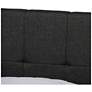 7_Baxton Studio Netti Dk Grey Upholstered 2-Drawer Queen Platform Storage Bed more views