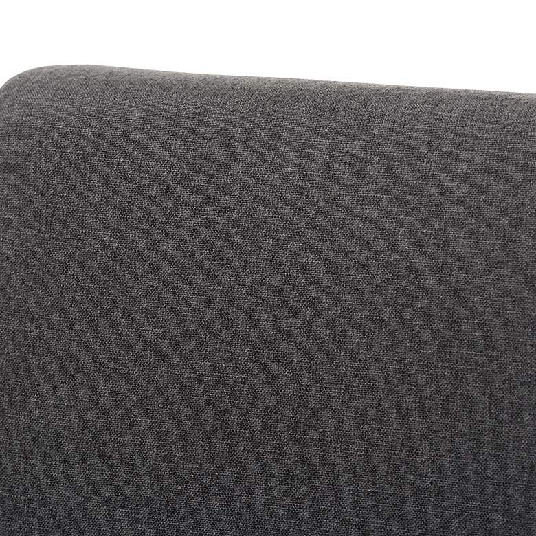Image 4 Baxton Studio Nexus Dark Gray Fabric 5-Piece Dining Set more views