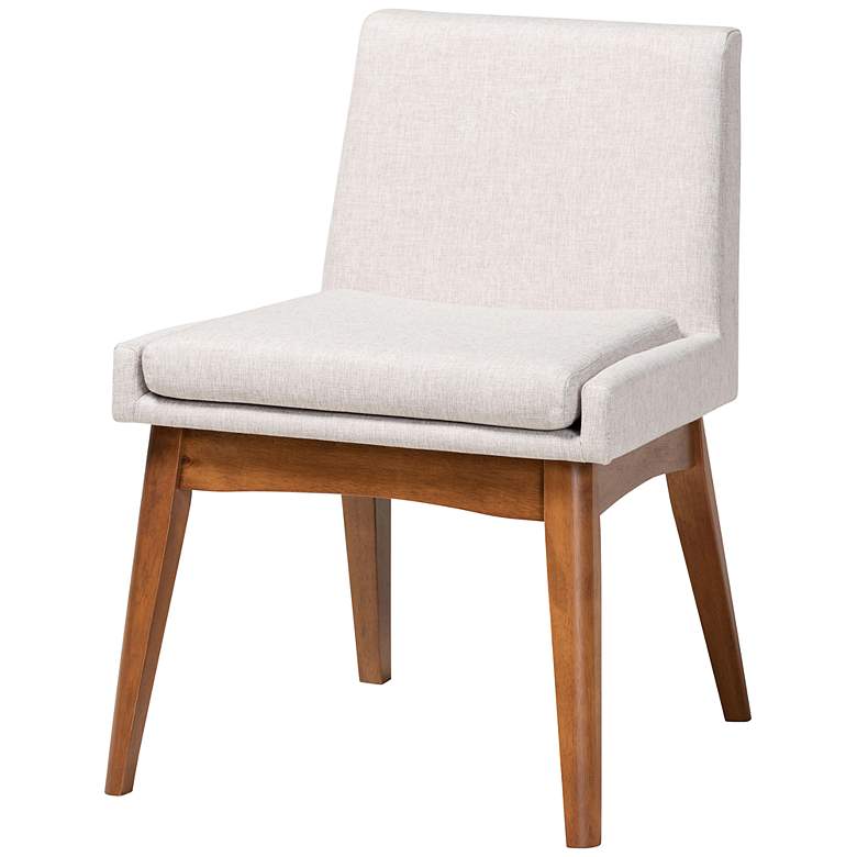 Image 6 Baxton Studio Nexus Grayish Beige Fabric 5-Piece Dining Set more views