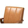 3_Baxton Studio Nikko Tan Faux Leather Tufted Lounge Chair more views