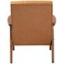 7_Baxton Studio Nikko Tan Faux Leather Tufted Lounge Chair more views