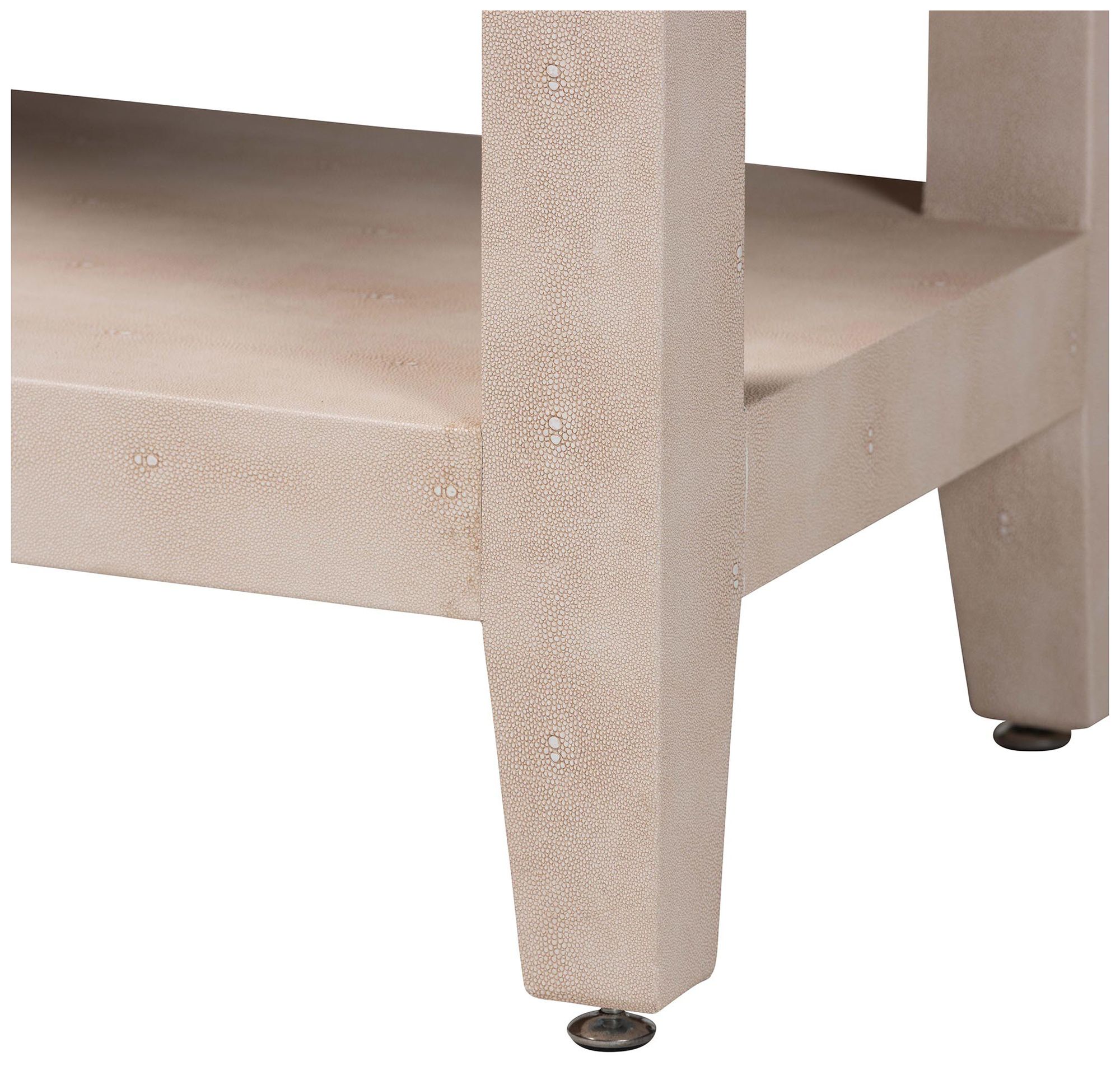 Baxton Studio Nira Faux Shagreen Console Table - Accent Display Piece