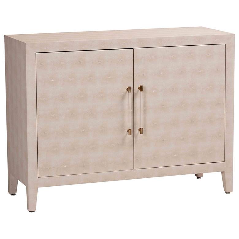 Image 2 Baxton Studio Nira Faux Shagreen Storage Cabinet - 2-Door Accent Sideboard