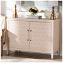 1_Baxton Studio Nira Faux Shagreen Storage Cabinet - 2-Door Accent Sideboard