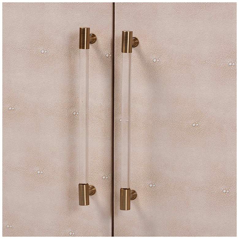 Image 7 Baxton Studio Nira Faux Shagreen Storage Cabinet - 2-Door Accent Sideboard more views