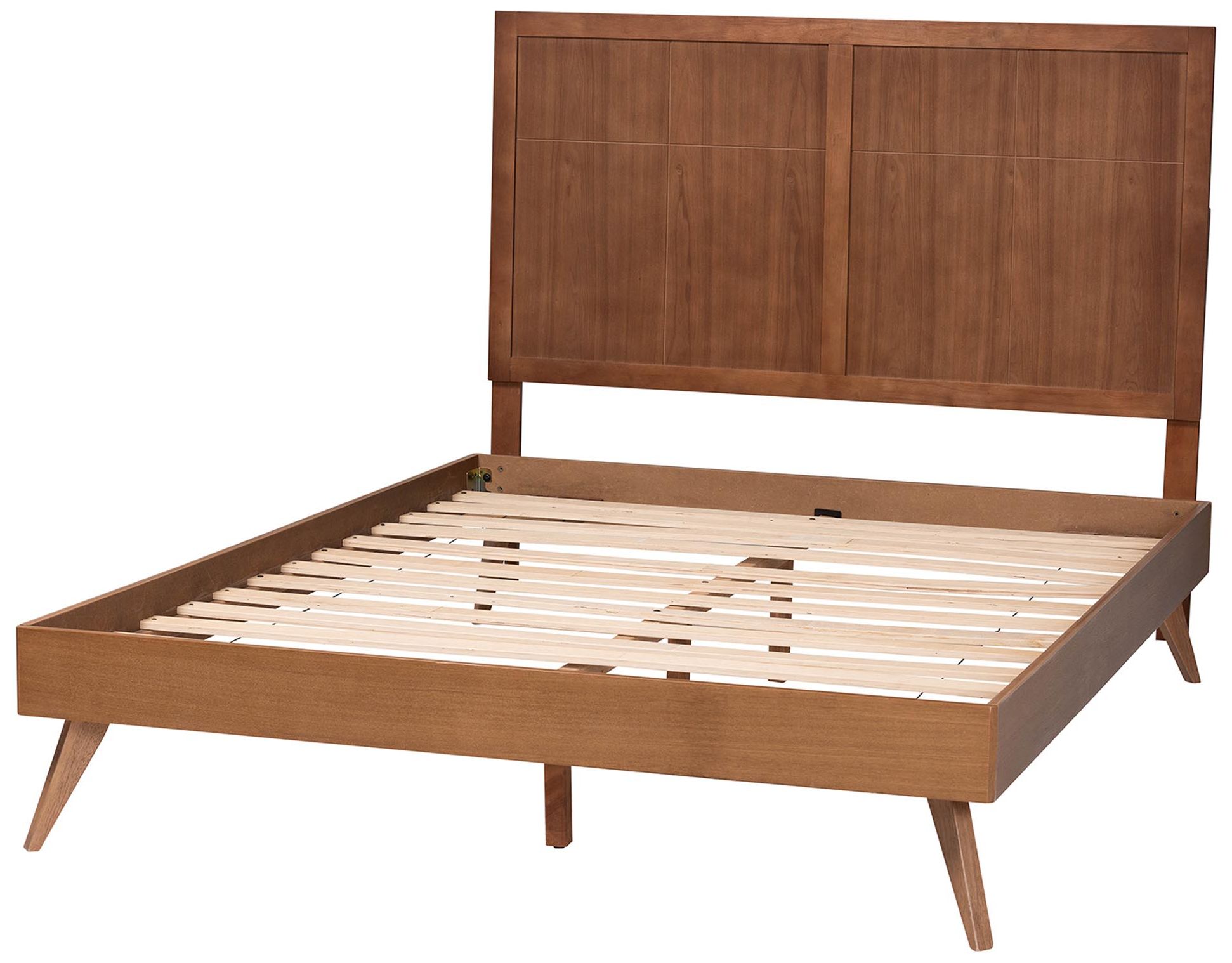 Image 4 Baxton Studio Noela Platform Bed with Panel Headboard, King more views