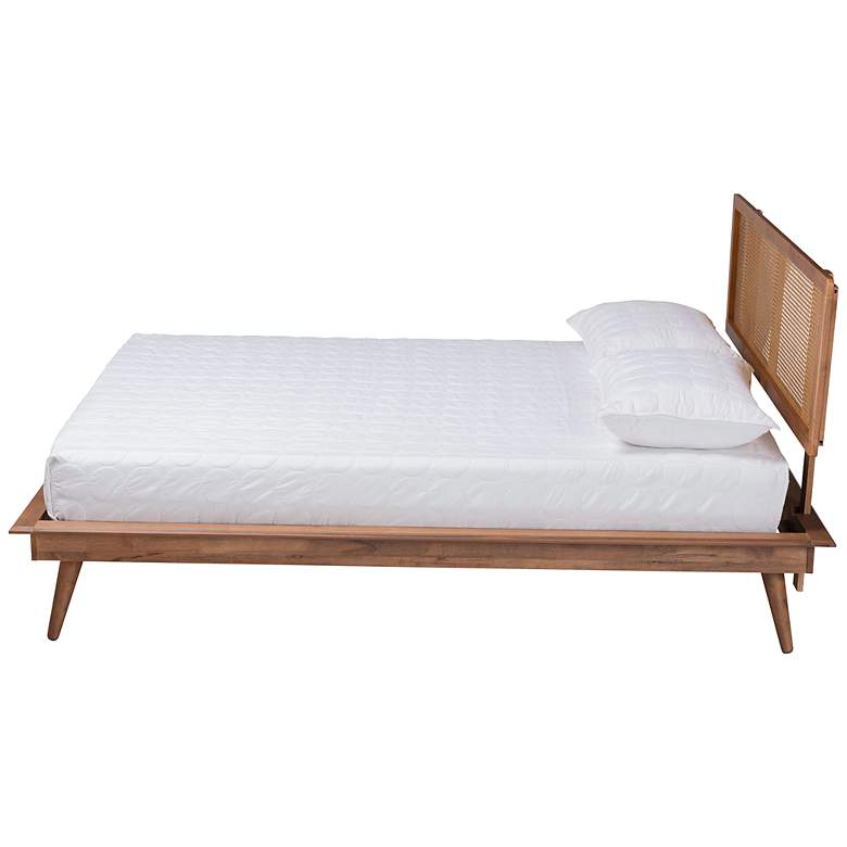 Image 5 Baxton Studio Nura Walnut Brown Full Size Platform Bed more views