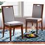 1_Baxton Studio Octavia 17 3/4" Wide Gray Fabric Dining Chairs Set of 2