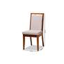 Baxton Studio Octavia 17 3/4" Wide Gray Fabric Dining Chairs Set of 2
