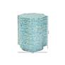 6_Baxton Studio Olesia 17 1/4"W Blue Mother of Pearl End Table more views