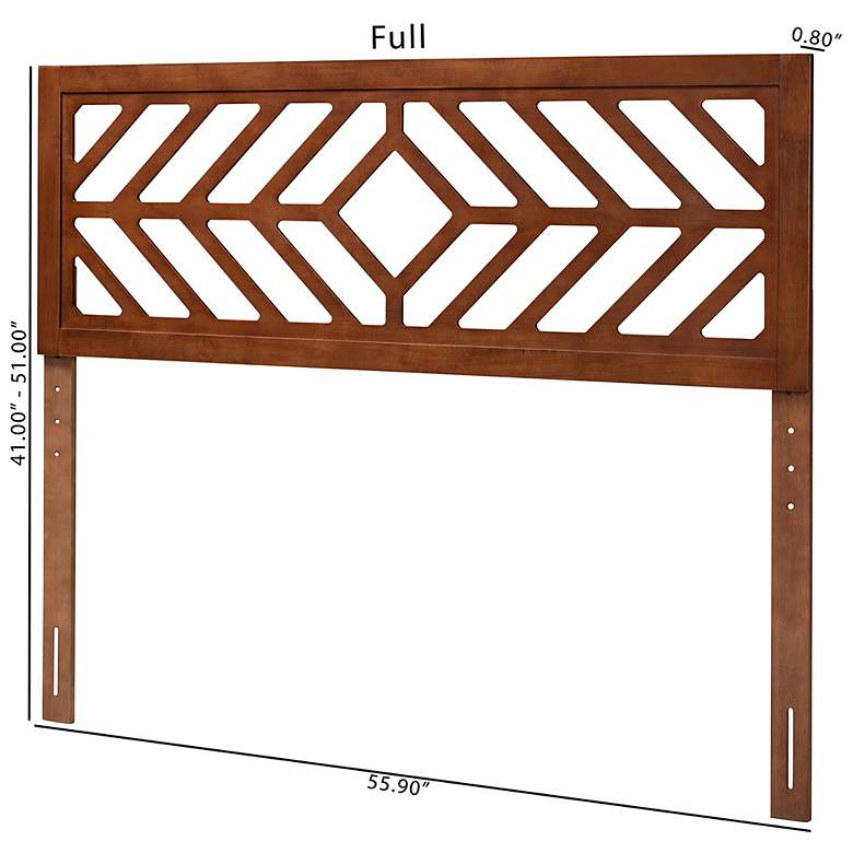 Image 5 Baxton Studio Olsen Wood Headboard - Panel with Adjustable Height, Queen more views