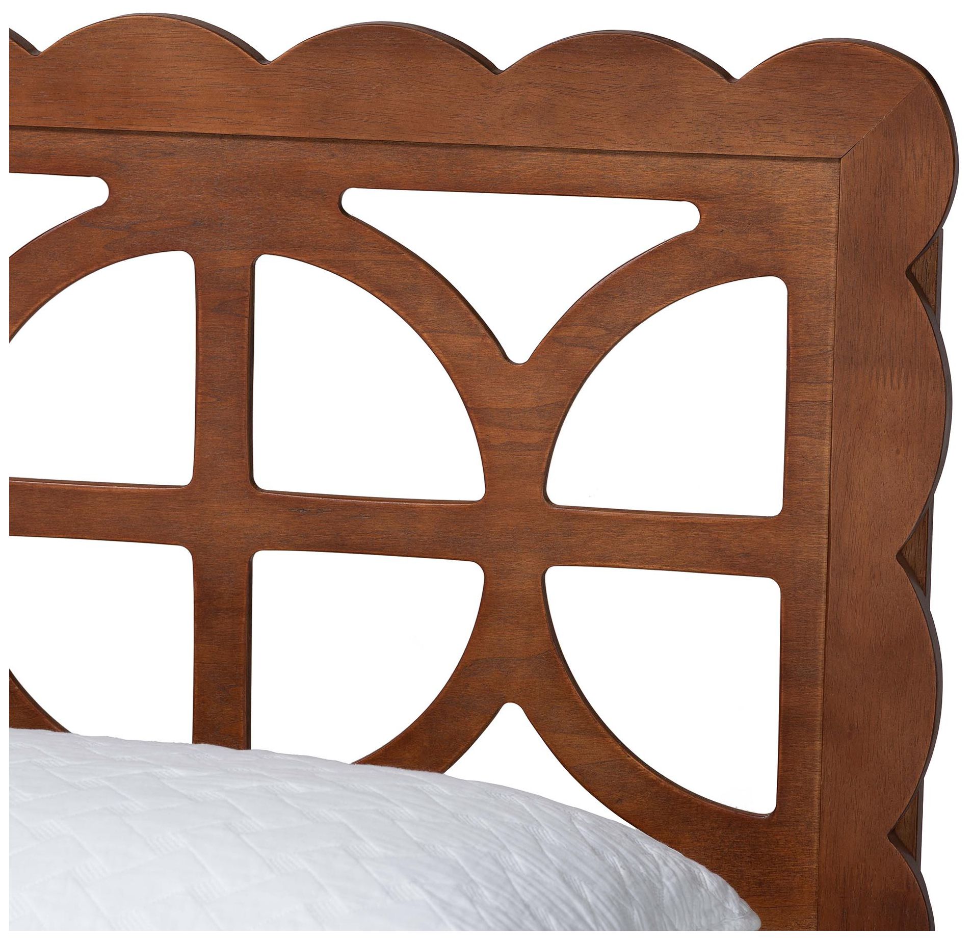 Image 5 Baxton Studio Onyeka Platform Bed - Mid-Century Modern Bed, Queen more views
