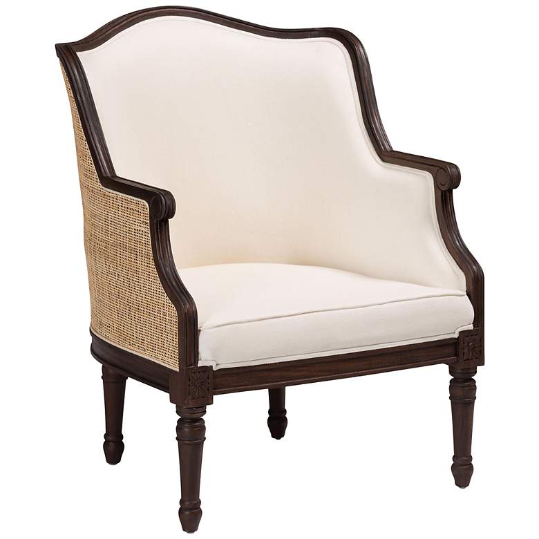 Image 2 Baxton Studio Ornella Dark Brown Wood Accent Chair