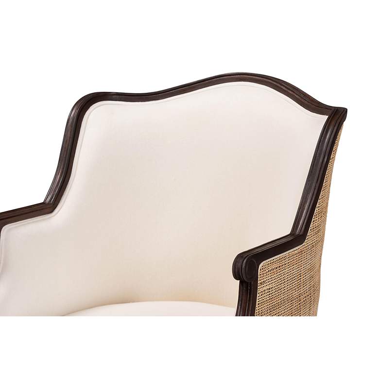 Image 3 Baxton Studio Ornella Dark Brown Wood Accent Chair more views