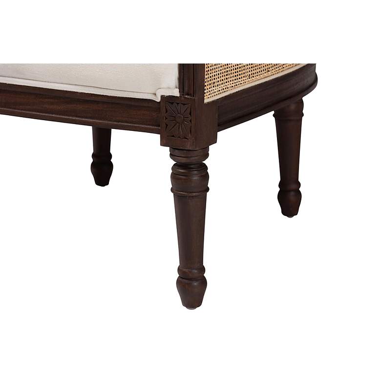 Image 4 Baxton Studio Ornella Dark Brown Wood Accent Chair more views