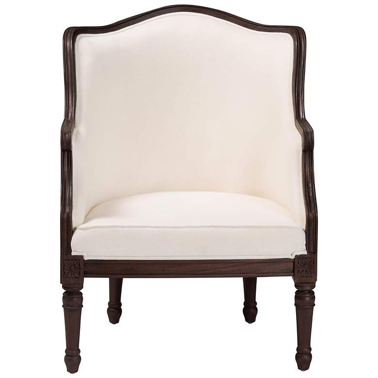 Image 6 Baxton Studio Ornella Dark Brown Wood Accent Chair more views