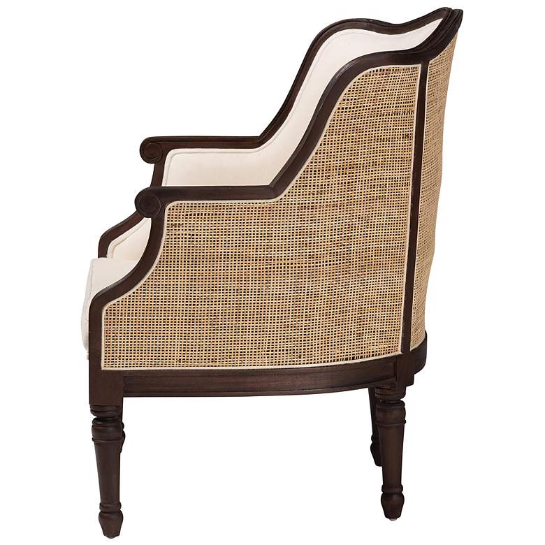 Image 7 Baxton Studio Ornella Dark Brown Wood Accent Chair more views