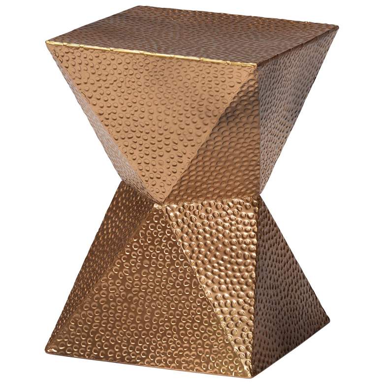 Image 2 Baxton Studio Pacey Textured Metal Accent Table
