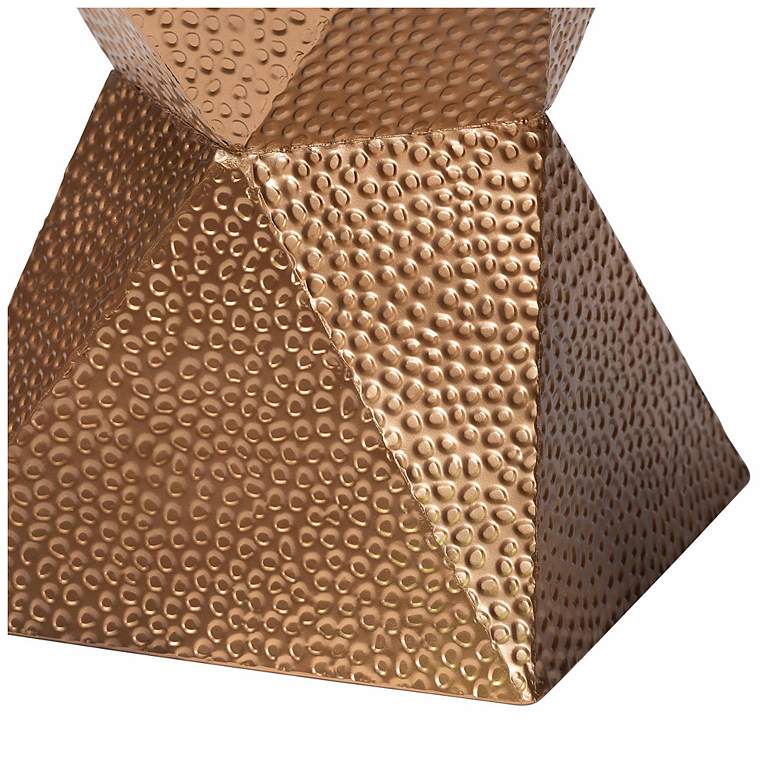 Image 6 Baxton Studio Pacey Textured Metal Accent Table more views