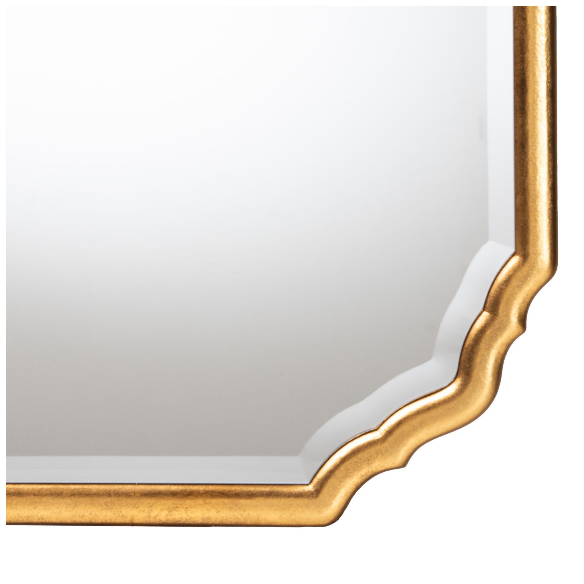 Image 4 Baxton Studio Pacino Antique Goldleaf Accent Wall Mirror more views
