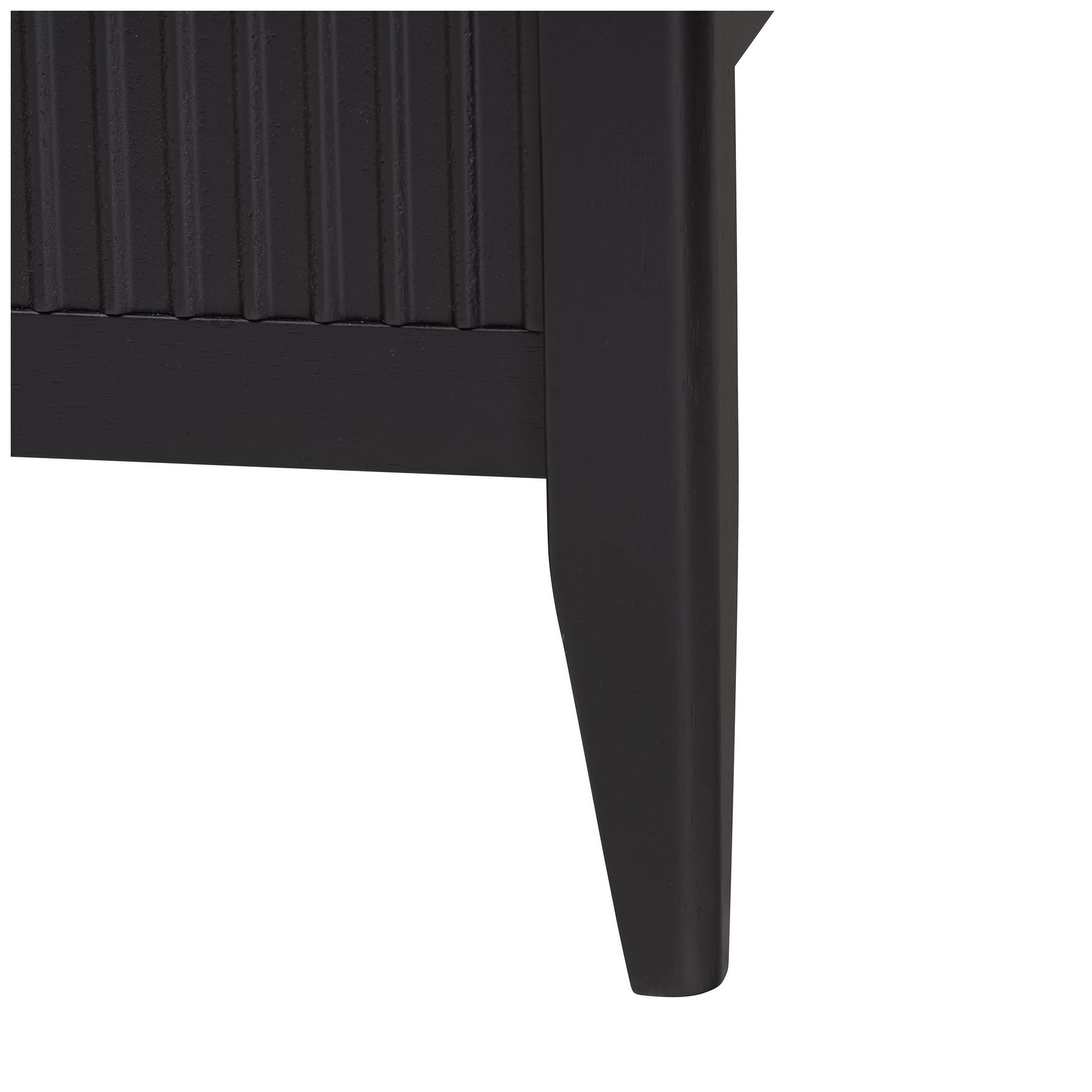 Baxton Studio Primrose Mid-Century Black King Size 4-Piece Bedroom Set