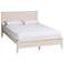Baxton Studio Primrose Mid-Century Ivory Queen Size Platform Bed