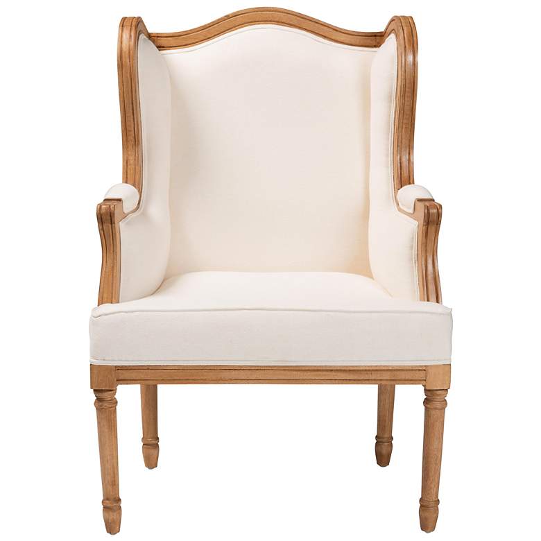 Image 6 Baxton Studio Rachana Honey Oak Wood Accent Chair more views