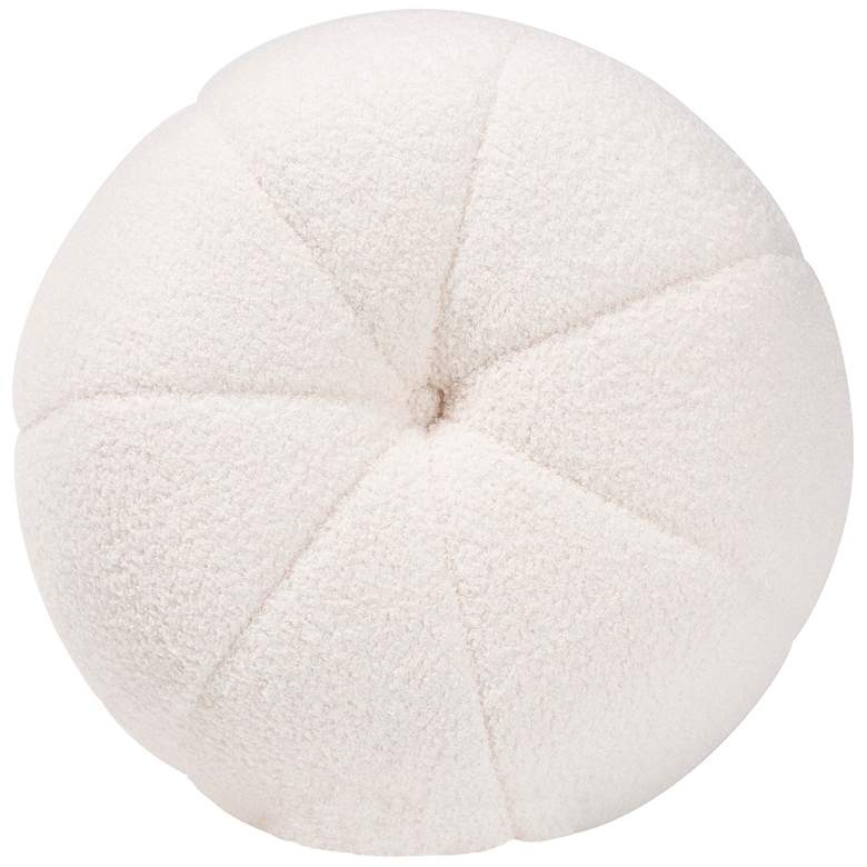 Image 3 Baxton Studio Raelyn Ivory Boucle Fabric Tufted Ottoman more views