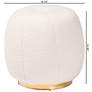 6_Baxton Studio Raelyn Ivory Boucle Fabric Tufted Ottoman more views