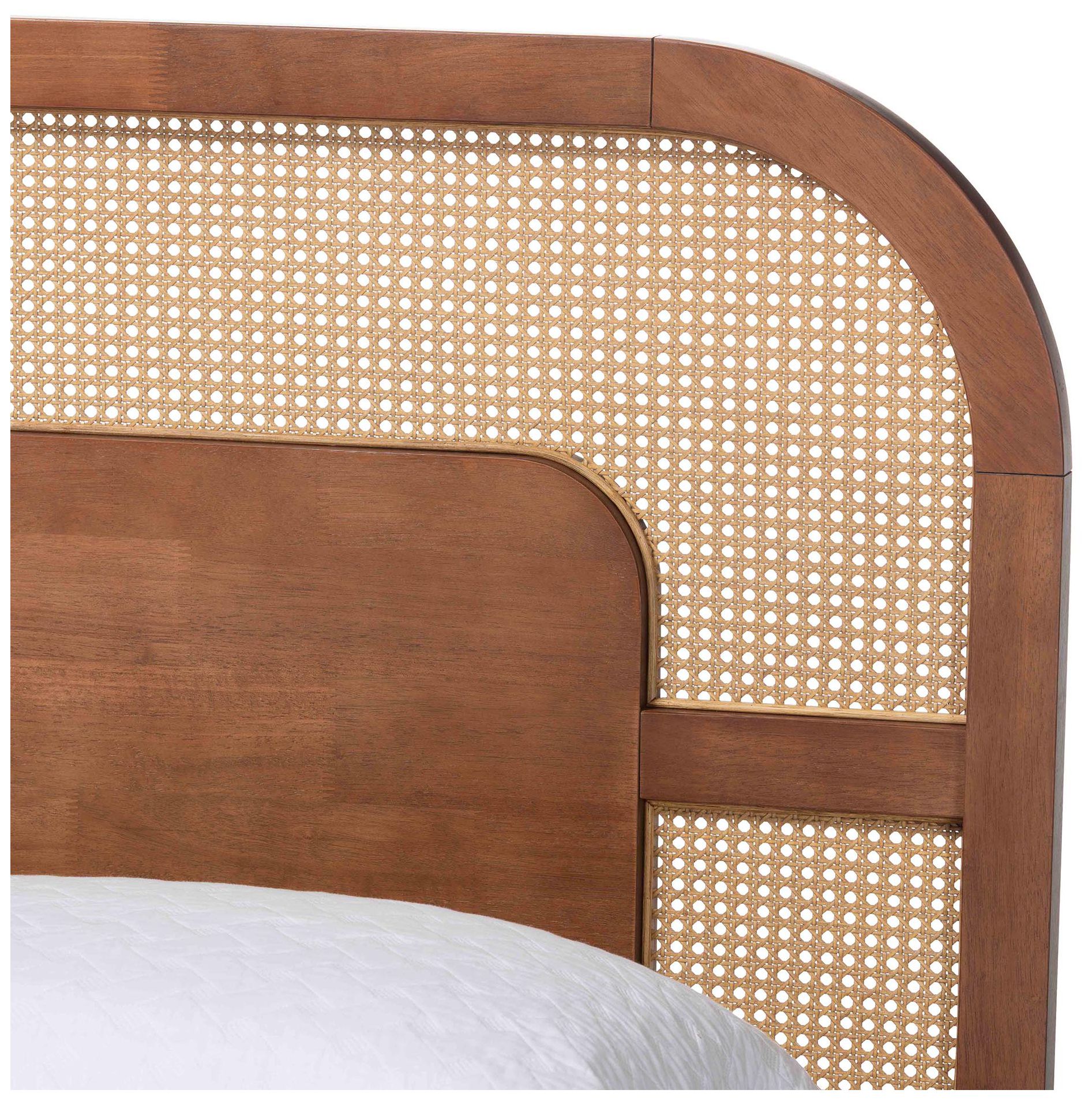 Image 5 Baxton Studio Raewyn Wood Platform Bed -  Low Profile Bed Frame, Queen more views