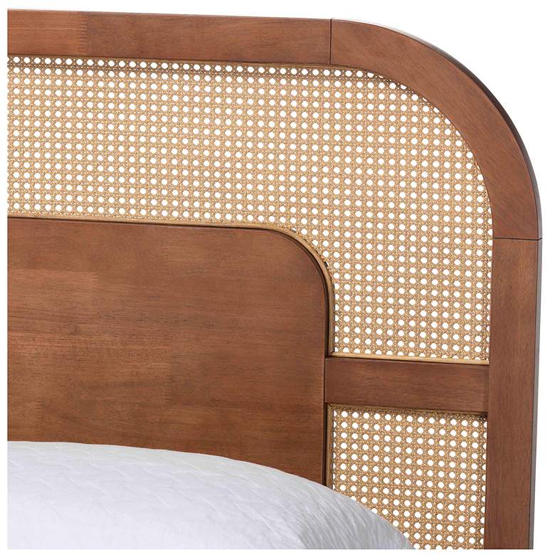 Image 5 Baxton Studio Raewyn Wood Platform Bed - Low Profile Bed Frame, Queen more views