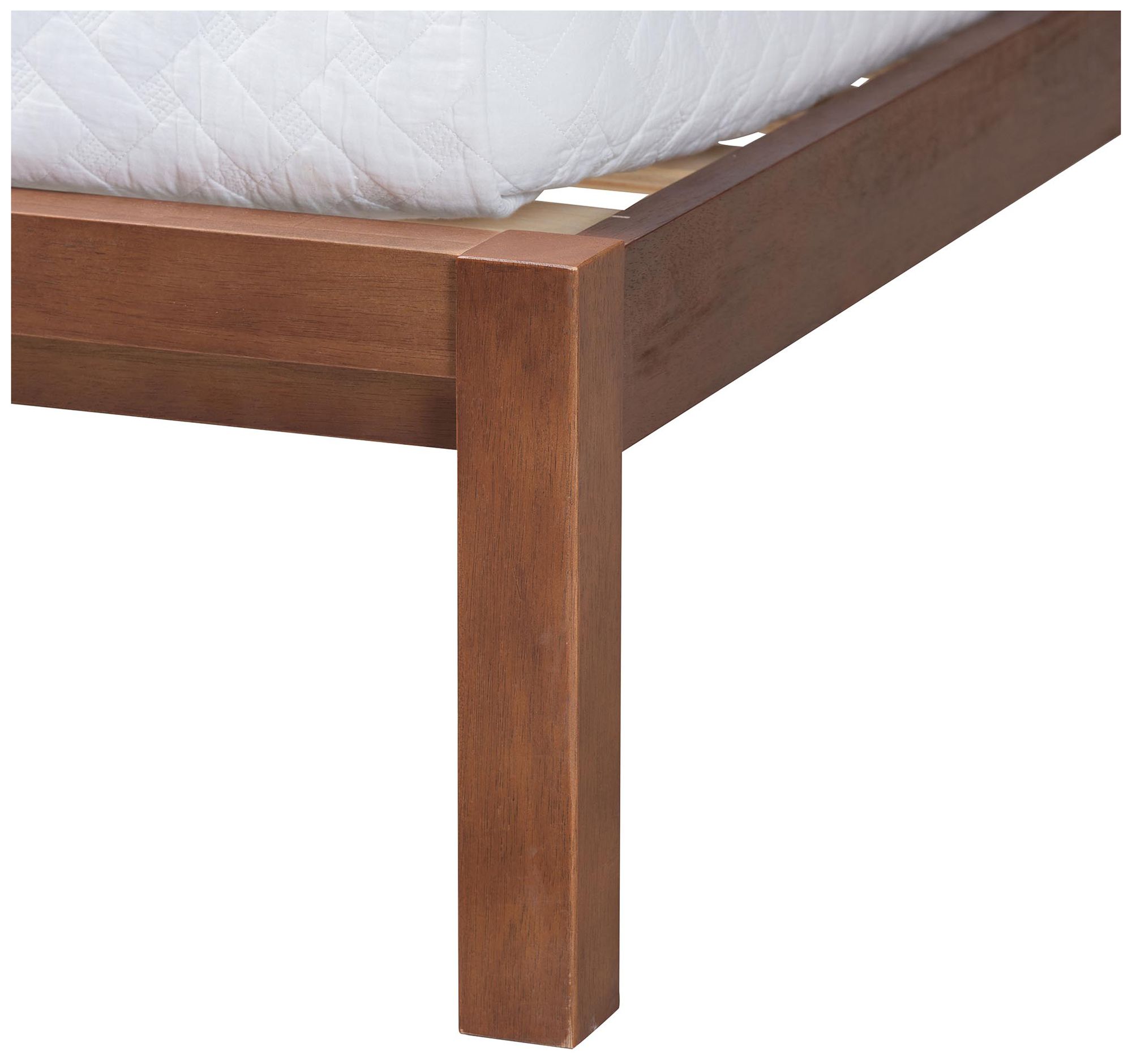 Image 6 Baxton Studio Raewyn Wood Platform Bed -  Low Profile Bed Frame, Queen more views