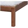6_Baxton Studio Raewyn Wood Platform Bed - Low Profile Bed Frame, Queen more views