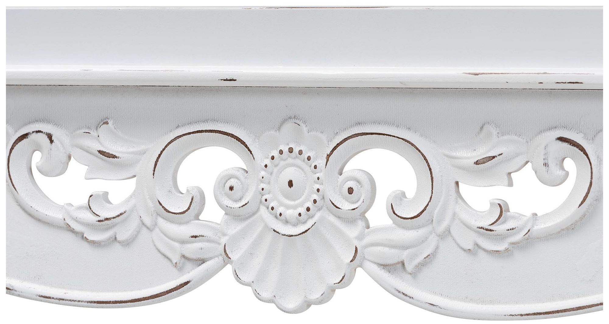 Image 6 Baxton Studio Rafferty Distressed Console Table - White Accent Table more views