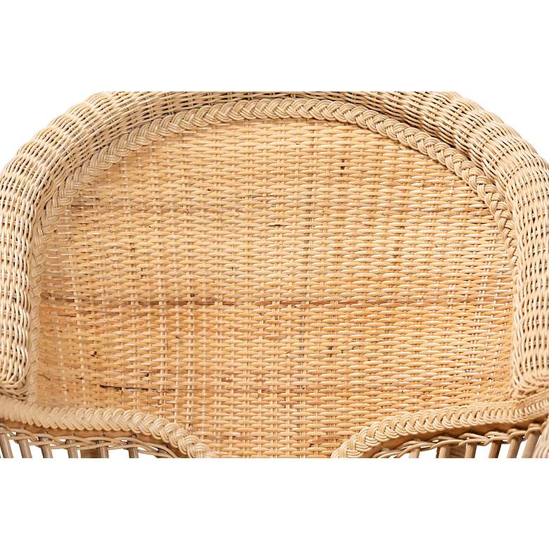Image 5 Baxton Studio Ratu Natural Brown Rattan Accent Chair more views