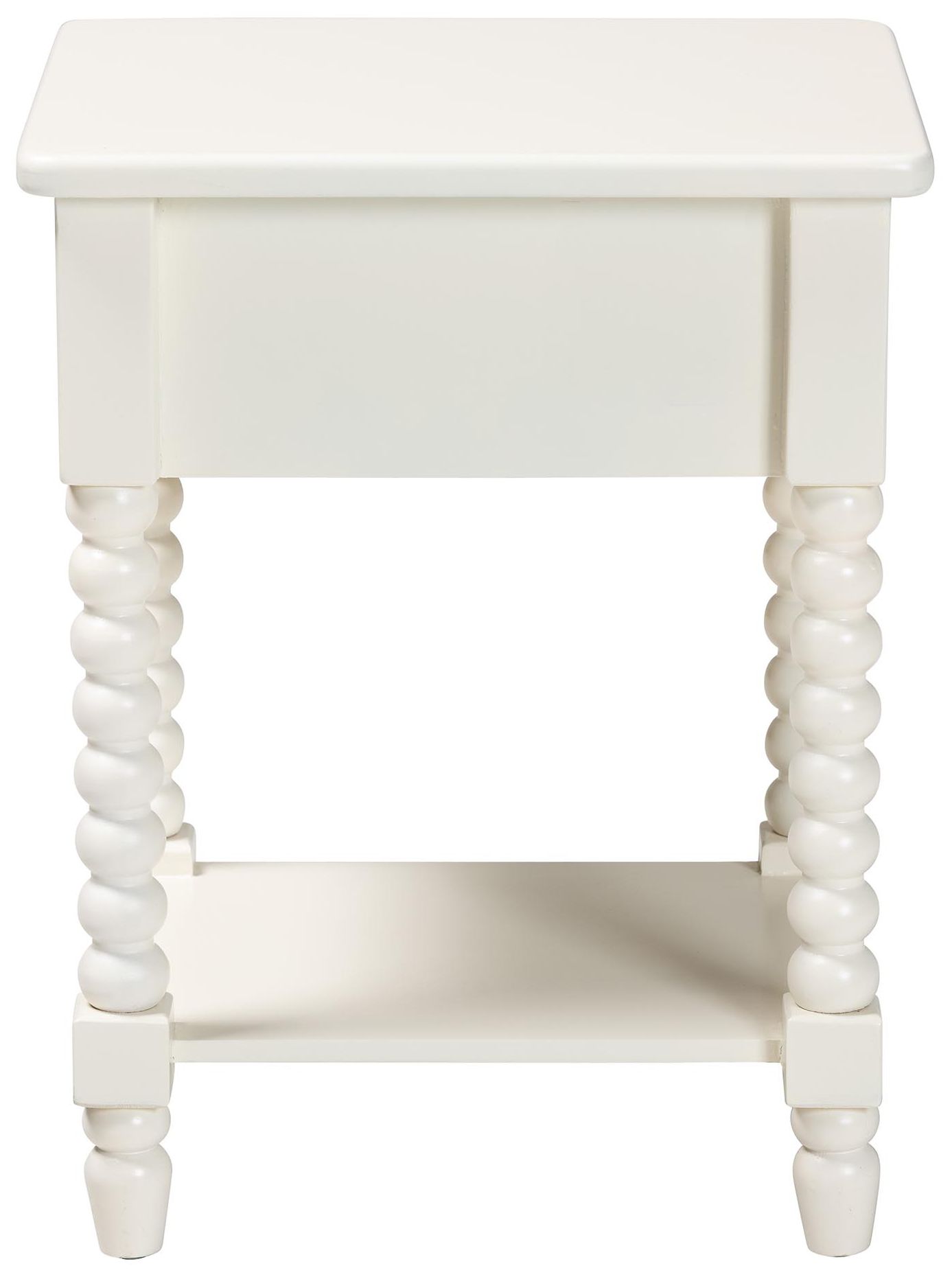 Image 6 Baxton Studio Raynera End Table with Bobbin Legs - 1 Drawer Accent Table more views