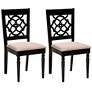 2_Baxton Studio Renaud Sand Fabric Upholstered Wood 2-Piece Dining Chair Set