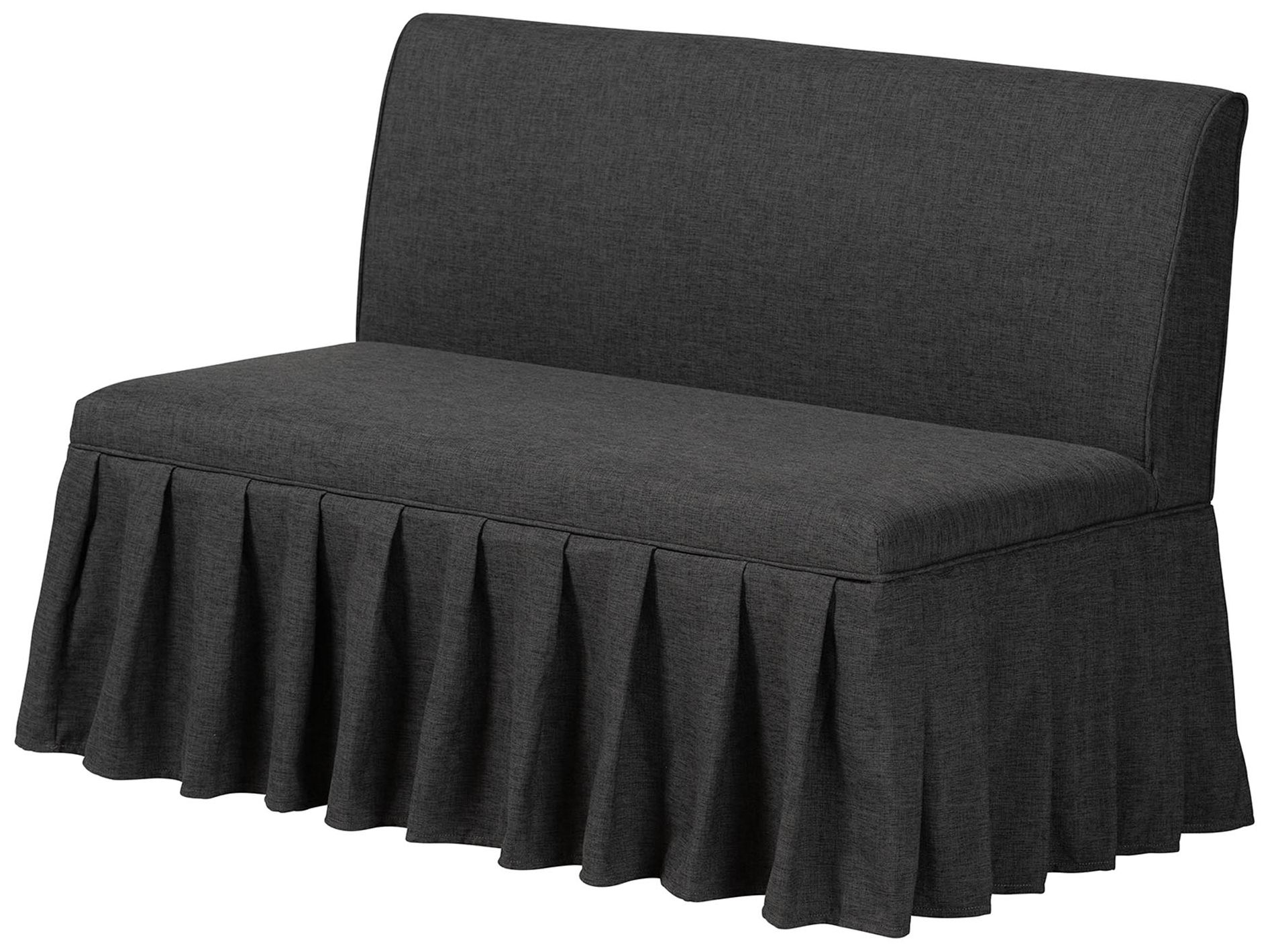 Image 4 Baxton Studio Richard 3 Piece Fabric Upholstered Dining Nook Set, Dark Grey more views