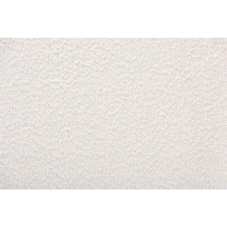Image 4 Baxton Studio Rika 48 1/2"W Cream Boucle Fabric Accent Bench more views