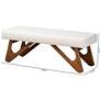 7_Baxton Studio Rika 48 1/2"W Cream Boucle Fabric Accent Bench more views