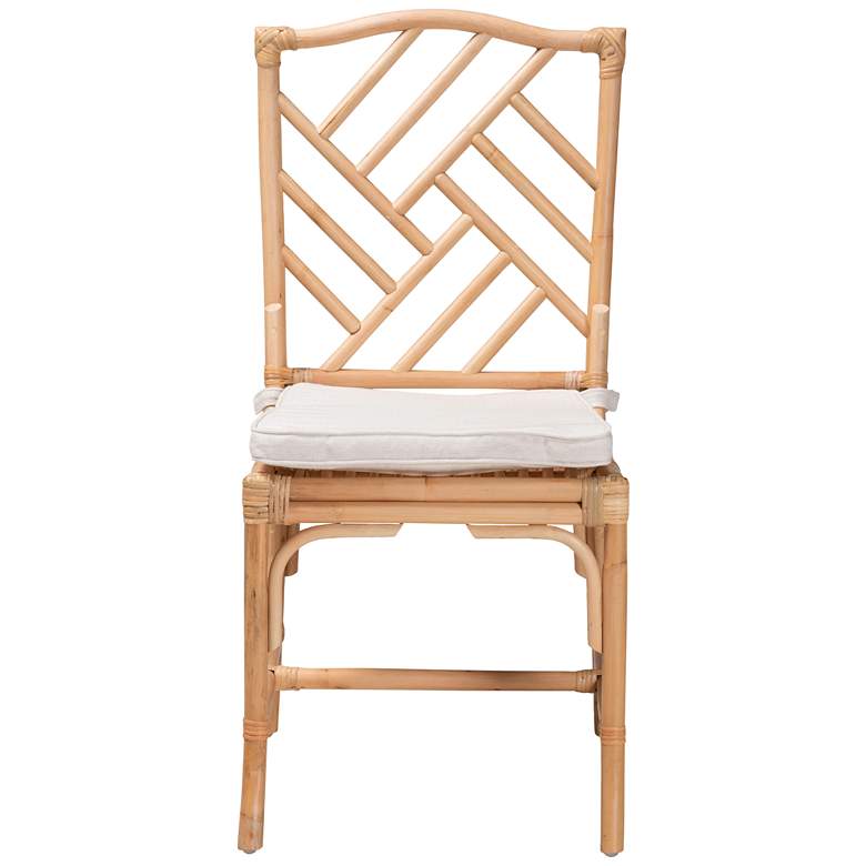 Image 6 Baxton Studio Rio Natural Rattan Dining Chair more views