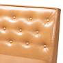 3_Baxton Studio Riordan Tan Faux Leather Modern 4-Piece Dining Nook Set more views