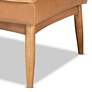 4_Baxton Studio Riordan Tan Faux Leather Modern 4-Piece Dining Nook Set more views